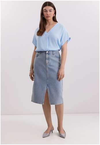 Блузка из пластичной вискозы BAON B1925301 / 11559306 - вид 2