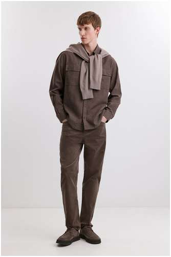 Рубашка из льна на пуговицах BAON B6625001 / 11554583 - вид 2