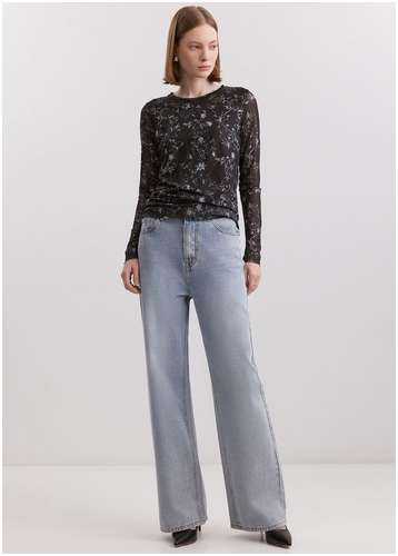 Лонгслив из ткани в сетку BAON B2125008 / 11553807 - вид 2