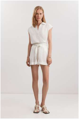 Шорты из хлопка и льна BAON 11558828