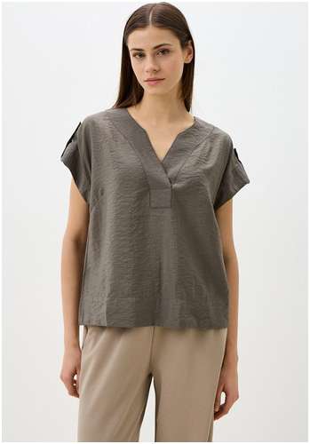 Блузка из вискозы с коротким рукавом BAON 11557315