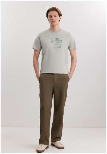 Футболка из 100% хлопкового трикотажа BAON B7325052 / 11558870 - вид 2