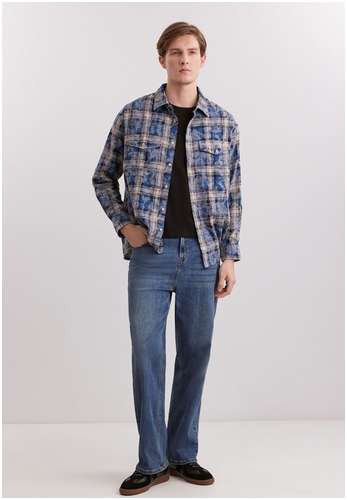 Рубашка из хлопка с фланелевой поверхностью BAON B6625008 / 11555813 - вид 2