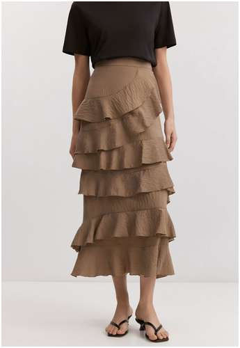 Юбка из смесового лиоцелла BAON B4725023 / 11557229 - вид 2