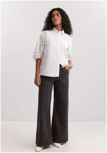 Блузка из 100% хлопка BAON B1725025 / 11556543 - вид 2