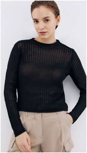 Джемпер трикотажный приталенного силуэта BAON B1324034 / 11540758 - вид 2