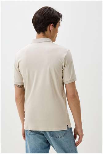 Поло из хлопкового материала интерлок BAON B7025024 / 11557393 - вид 2