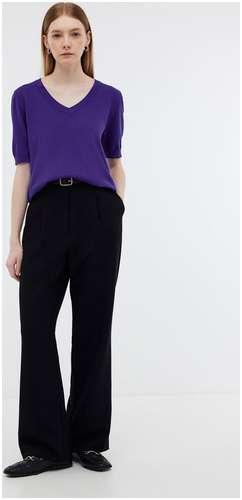 Трикотажный джемпер с коротким рукавом BAON B1323032 / 11538980 - вид 2