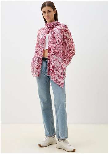 Блузка из вискозы с принтом BAON B1725017 / 11557152 - вид 2