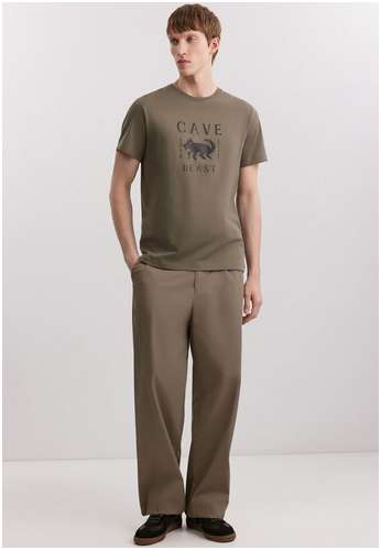 Футболка из 100% хлопка BAON B7325047 / 11554900 - вид 2