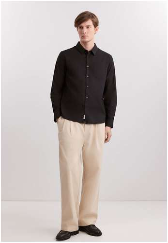 Рубашка из хлопково-льняной ткани BAON B6625015 / 11555890 - вид 2