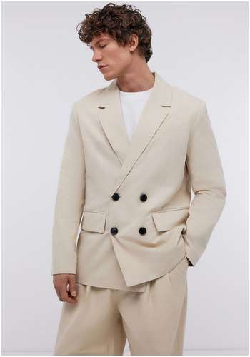 Двубортный пиджак на пуговицах с карманами BAON 11546663