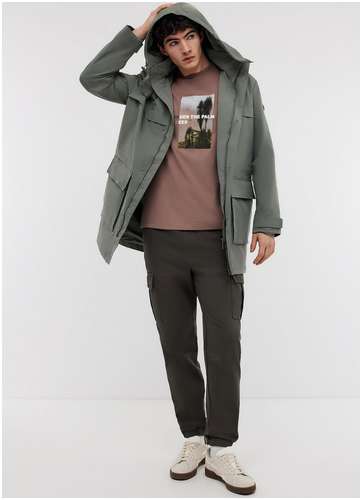 Джоггеры из хлопка в стиле карго BAON B7924023 / 11544209 - вид 2