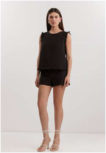 Шорты из хлопка и льна BAON 11558186