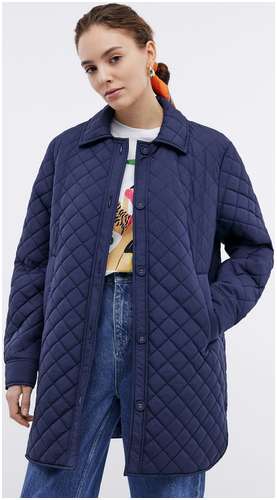 Удлиненная стеганая куртка в рубашечном стиле BAON 11539606