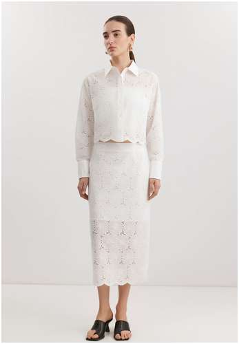 Блузка из 100% хлопка BAON B1725040 / 11558461 - вид 2