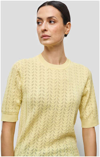 Ажурный джемпер с коротким рукавом BAON B1323031 / 11531362 - вид 2