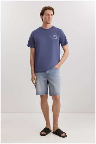 Футболка из 100% хлопкового трикотажа BAON B7325052 / 11558876 - вид 2