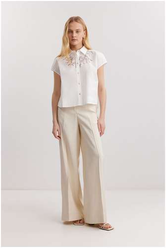 Блузка из 100% хлопкового поплина BAON B1925006 / 11554984 - вид 2