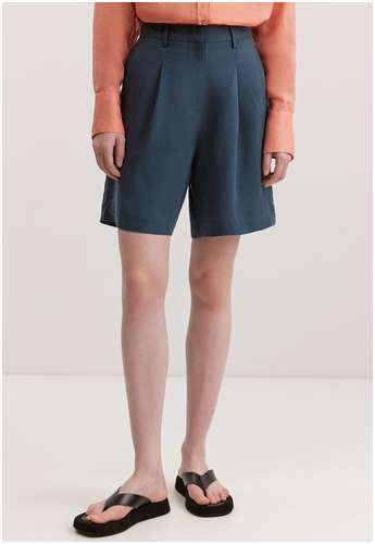 Шорты-бермуды из вискозы и льна BAON B3225008 / 11557693 - вид 2