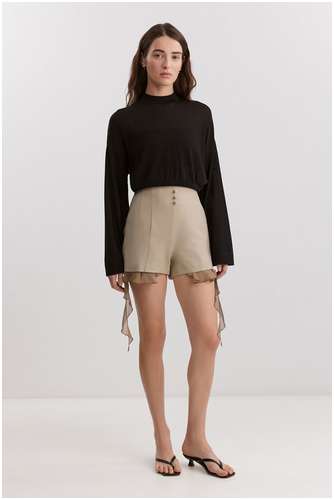 Шорты из вискозы и льна BAON 11556248