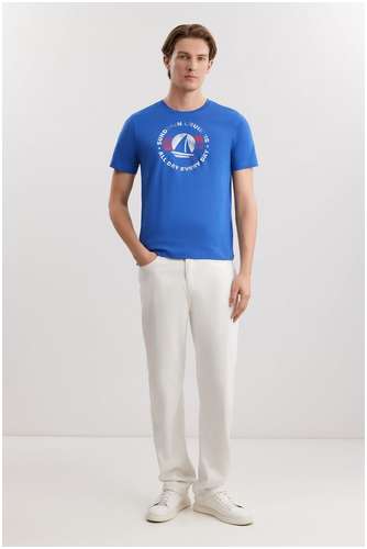 Футболка из 100% хлопкового джерси BAON B7325058 / 11558924 - вид 2