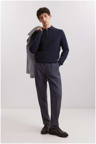 Джемпер из смесовой пряжи на молнии BAON B6325006 / 11553054 - вид 2