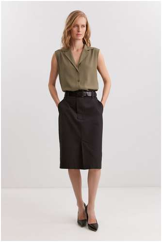 Блузка из 100% бархатистой вискозы BAON B1925021 / 11554548 - вид 2