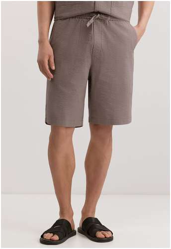 Шорты из 100% хлопковой ткани со сжатым эффектом BAON B8225003 / 11557055 - вид 2