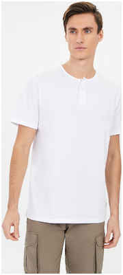 Базовая футболка с воротником-хенли REGULAR FIT BAON B731205 / 1151981