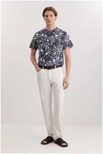 Футболка из смесового хлопкового джерси BAON B7325056 / 11558900 - вид 2