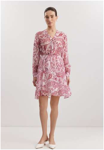 Платье из смесовой вискозы с принтом пейсли BAON 11557551