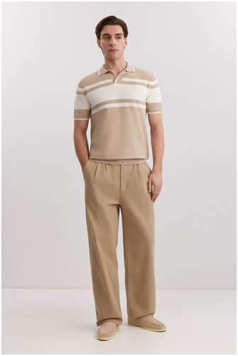 Джемпер в стиле поло с коротким рукавом BAON B6325014 / 11553613 - вид 2