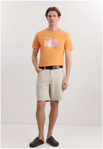 Футболка из 100% хлопкового джерси BAON B7325053 / 11558888 - вид 2