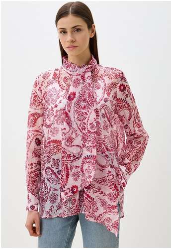 Блузка из вискозы с принтом BAON 11557152