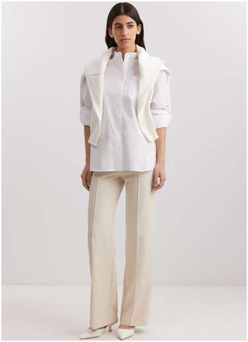 Рубашка из смесового хлопкового поплина BAON B1725006 / 11553000 - вид 2