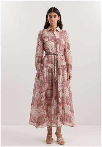 Платье из полупрозрачной смесовой ткани BAON 11557969