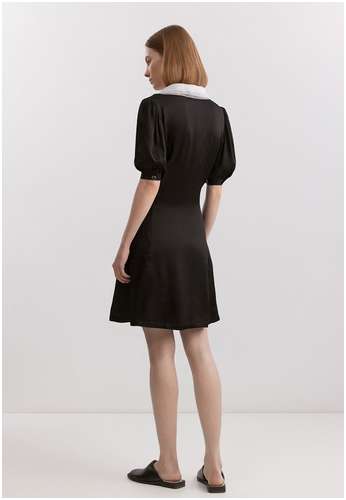 Платье из вискозы с сатиновым блеском BAON B4525008 / 11555819 - вид 2