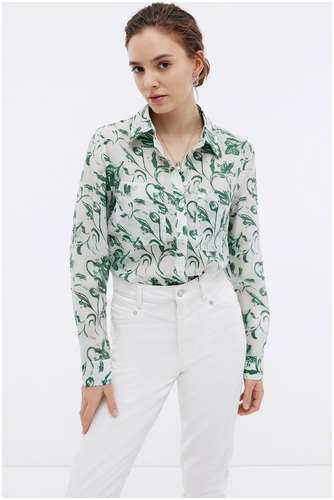 Полупрозрачная блуза с цветочным принтом BAON 11545201