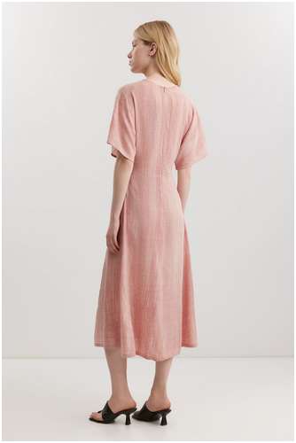 Платье из вискозы и льна BAON B4525038 / 11557935 - вид 2