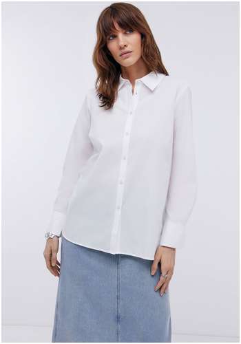 Блузка в рубашечном стиле из хлопка BAON B1724050 / 11546917