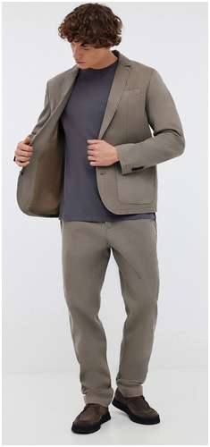 Однобортный классический пиджак из хлопка BAON B6224001 / 11545628 - вид 2