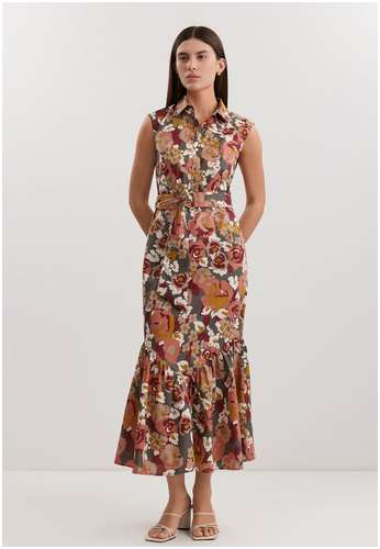 Платье из 100% хлопкового поплина BAON 11558219