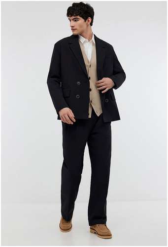 Двубортный пиджак на пуговицах с карманами BAON B6224002 / 11543615 - вид 2