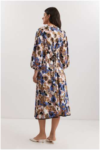 Платье из 100% хлопкового поплина BAON B4525049 / 11557963 - вид 2