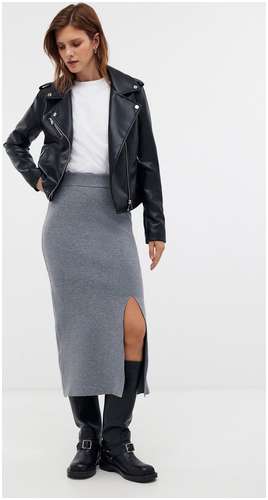 Юбка-миди с эластичным поясом BAON B4723504 / 11547860 - вид 2