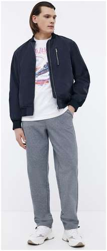 Футболка из джерси с крупным винтажным принтом BAON B7324043 / 11544757 - вид 2