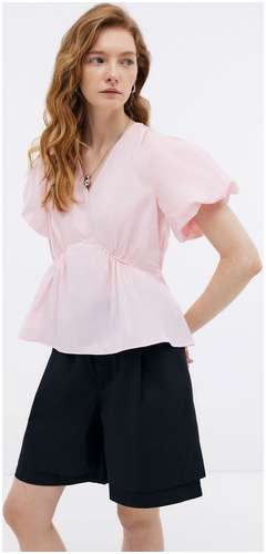 Блуза с пышными рукавами BAON 11541817