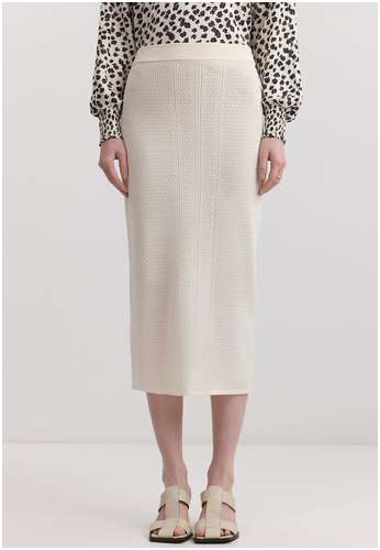 Юбка-миди из смесовой вискозной пряжи BAON B4725009 / 11555893 - вид 2