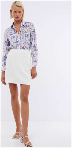 Полупрозрачная блуза с цветочным принтом BAON B1724012 / 11545189 - вид 2